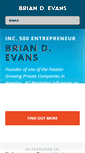 Mobile Screenshot of briandevans.com